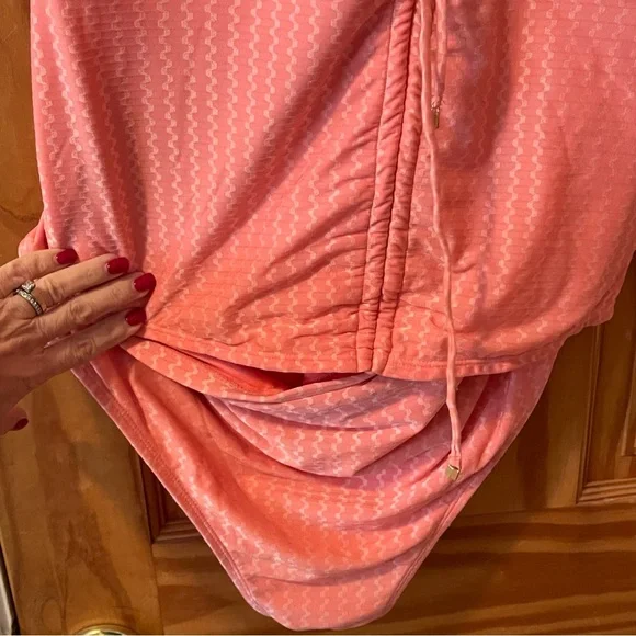 Terra & Sky One Piece Tummy Control Swim Suit, Size 4X - Picture 5 of 6